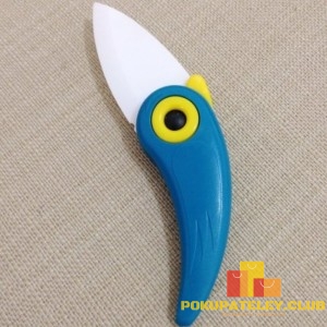 складной керамический нож попугай rio